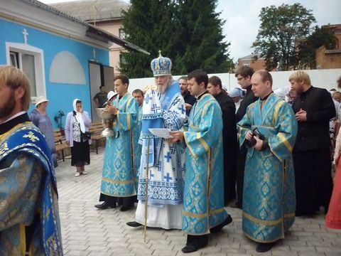Праздник Успения Пресвятой Богородицы в Успенском кафедральном соборе города Рыльска